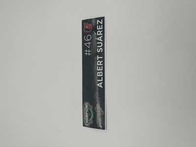 Photo of 2024 Locker Tag Albert Suarez #46