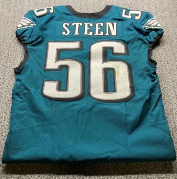 Crucial Catch - Eagles Tyler Steen Game Worn Jersey 10/05/2025 Size 46 -...