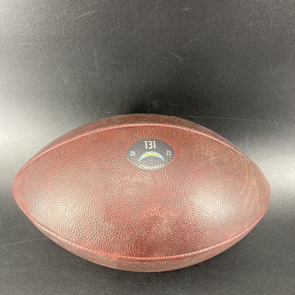 Crucial Catch - Chargers Game Used Football - (9/21/2025) / Individually...
