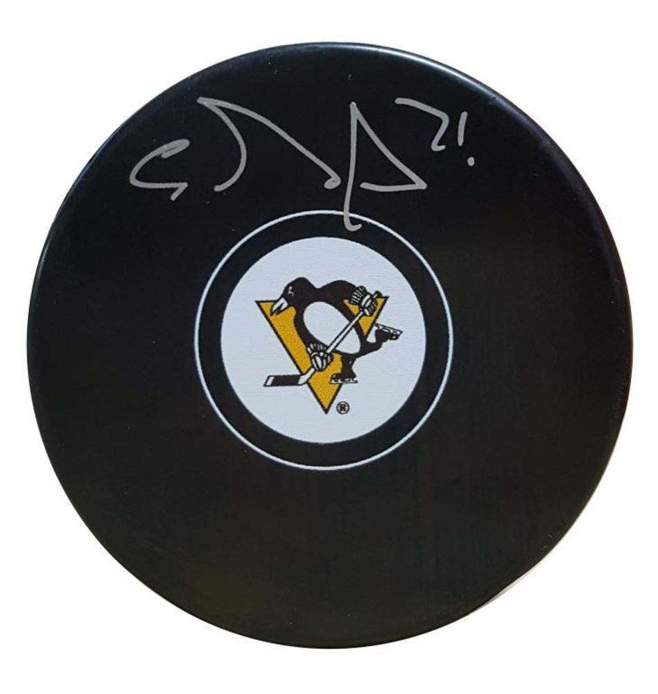 Evgeni Malkin - Signed Pittsburgh Penguins Logo Puck