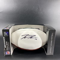 Jets - Braxton Berrios Signed Panel Ball With Jets Logo