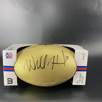 NFL - Steelers Will Howard Signed Gold Composite Football