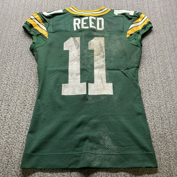 Sao Paulo Game - Packers Jayden Reed Game Worn Jersey 9.6.24 Size 44 wit...