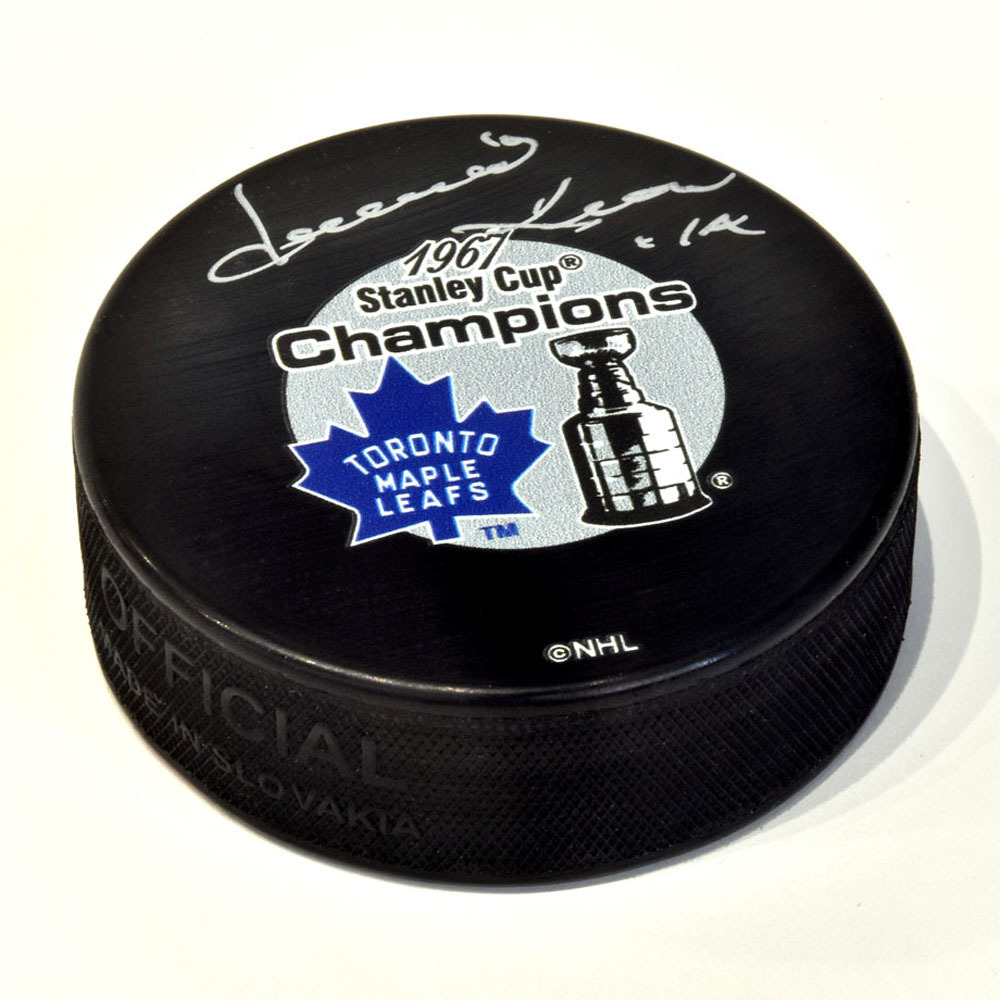thumbnail image 2 of Toronto Maple Leafs Stanley Cup 3D Puck - Silver Plated Collectible With Blue Accents 2 of 13