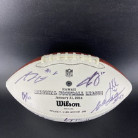 NFL - Multi Sign Pro Bowl Panel Ball Signed by Over 20 Players Including...