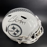 NFL - Steelers Cameron Heyward Signed STS Replica Speed Helmet