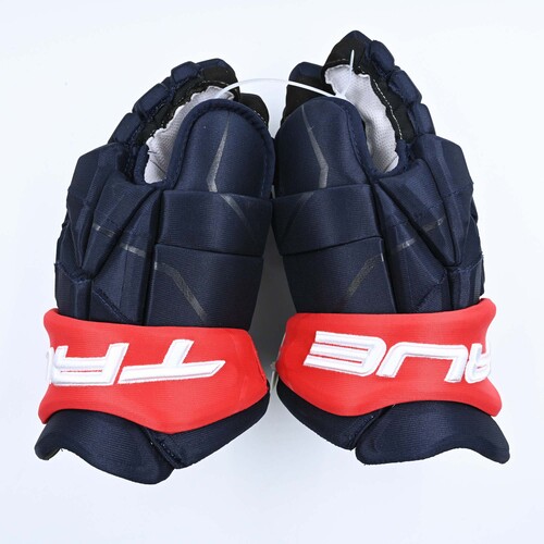 Image of Hathaway, Garnet<br>True Catalyst 9X Gloves - Worn in Stadium Series and on February 21, 2023<br>Washington Capitals<br>2022-23<br>#21