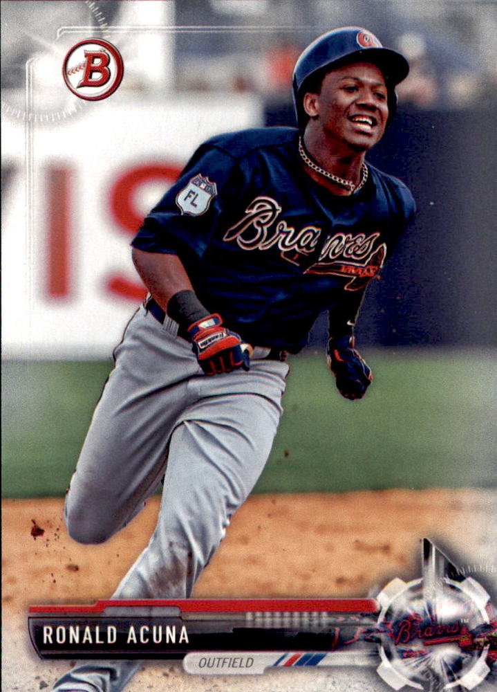 2017 Bowman Draft #BD39 Ronald Acuna Pre-Rookie Card