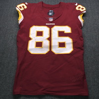 Crucial Catch - Redskins Jordan Reed Game Used Authentic Jersey (10/14/1...