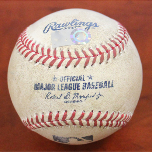 Game-Used Baseball: Pitcher - Adam Kolarek | Batter - Alex Bregman Home Run (1) - Top 8 - Opening Day 4/1/21 vs HOU