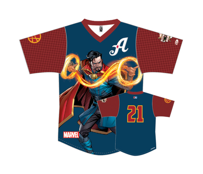 Stone Garrett #11 Size 44 Marvel Game Worn Jersey