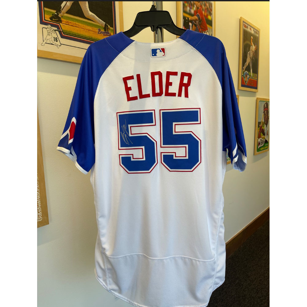 Bryce Elder MLB Authenticated, Game Worn, and Autographed City Connect