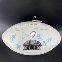 NFL - Seahawks Multi Signed Super Bowl XLIX Panel Ball Signed by Over 20...