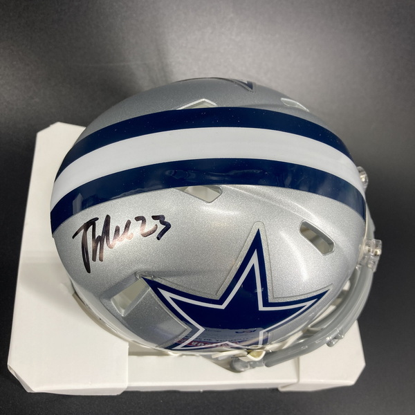 NFL - Cowboys Jaydon Blue Signed Mini Helmet
