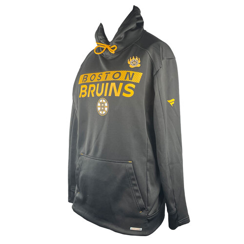 Photo of Team-Issued 2024-2025 Player Worn Fanatics Bruins Hoodie - Henri Jokiharju