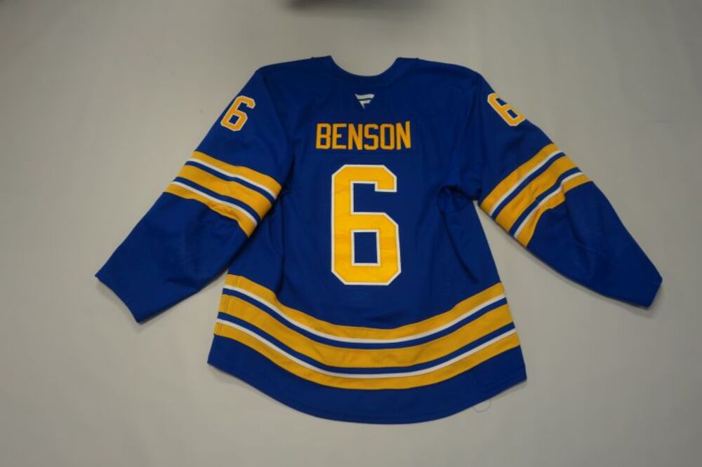 Zach Benson 2025-26 Buffalo Sabres Set 2 Home Jersey