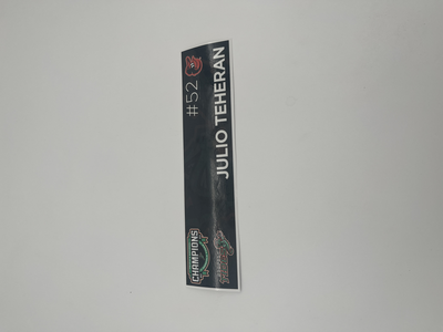 Photo of 2024 Locker Tag Julio Teheran #52