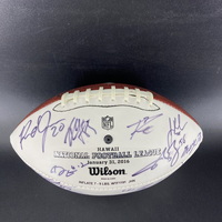 NFL - Multi Sign Pro Bowl Panel Ball Signed by Over 20 Players Including...