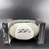 Jets - Braxton Berrios Signed Panel Ball With Jets Logo