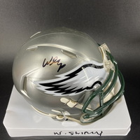 NFL - Eagles Will Shipley Signed Flash Mini Helmet