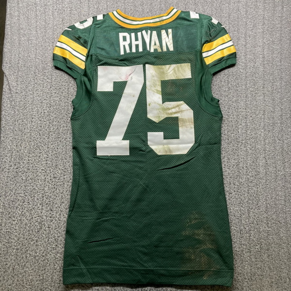 Sao Paulo Game - Packers Sean Rhyan Game Worn Jersey 9.6.24 Size 46 with...