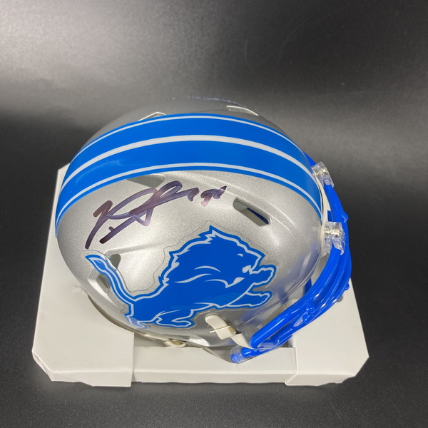 Lions - Penei Sewel Signed Mini Helmet