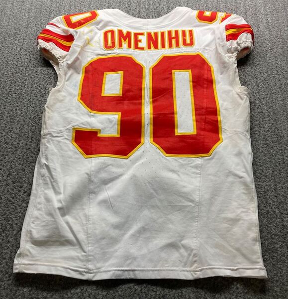 Sao Paulo Game - Chiefs Charles Omenihu Game Worn Jersey (9/05/2025) Siz...