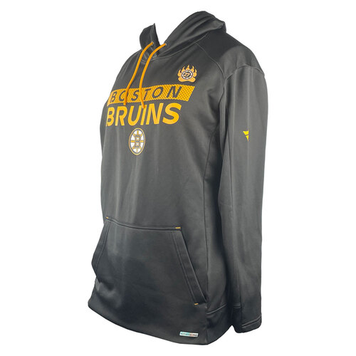 Photo of Team-Issued 2024-2025 Player Worn Fanatics Bruins Hoodie - Hampus Lindholm