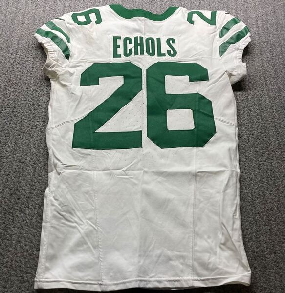 London Games - Jets Brandin Echols Game Used Jersey (10/06/24) Size 40 w...