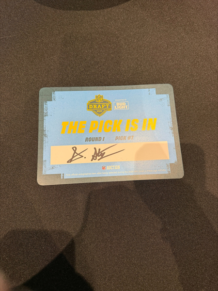 Sonny Styles Autographed Commemorative Draft Card - First NFL Auction Of...