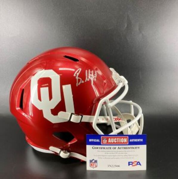 NFL - Oklahoma Baker Mayfield Signed Authentic Helmet