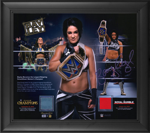 Bayley SIGNED Longest Reigning Smackdown Women's Champion Limited Edition Plaque(Random Number)
