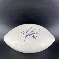 Dolphins - Mario Williams Signed Panel Ball