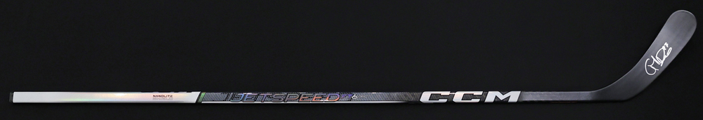 Connor McDavid #97 - Autographed Edmonton Oilers New Team-Issued CCM Jetspeed FT6 Pro Stick (New Stick / Not Game Used)