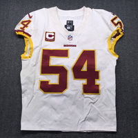 Crucial Catch - Redskins Mason Foster Game Used Jersey Size 44 (10/21/18...