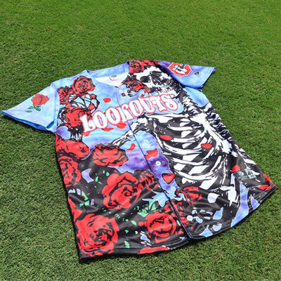 #32 Sam Benschoter Autographed Game Worn Grateful Dead Jersey