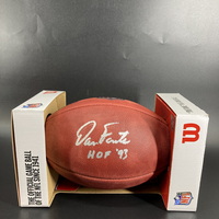 HOF - Chargers Dan Fouts Signed Authentic Football with HOF 93 Inscription