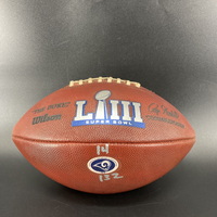 NFL - Super Bowl LIII Game Used Football Rams Offense/Patriots Defense