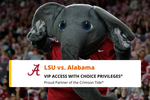 Photo of LSU vs. Alabama | November 8, 2025 (2 VIP passes)