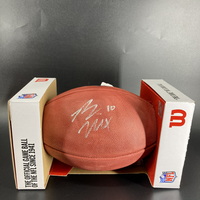 NFL - Broncos Bo Nix Signed Authentic Football