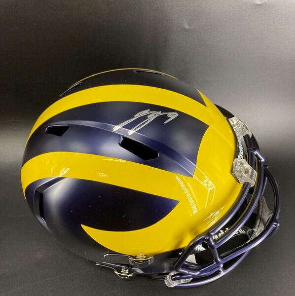 NFL - Michigan JJ McCarthy Signed Replica Speed Helmet