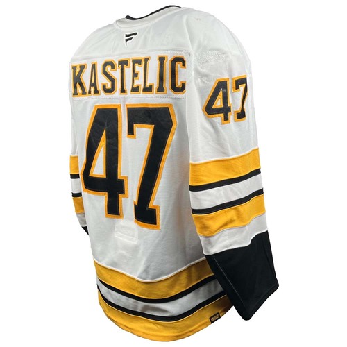 Photo of Game-Used 2025-2026 Season Away Hockey Jersey - Set 2 - Mark Kastelic