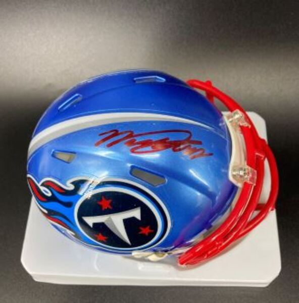 NFL - Titans Will Levis Signed Flash Mini Helmet