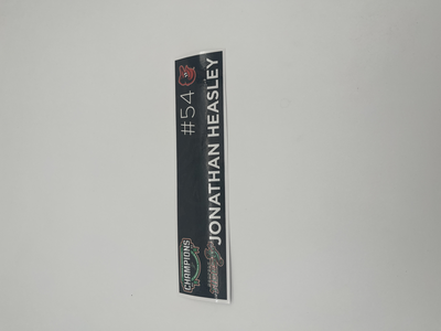 Photo of 2024 Locker Tag Jonathan Heasley #54