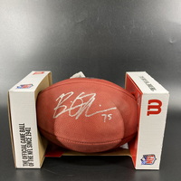 NFL - Vikings Brian O'Neal Signed Authentic Football