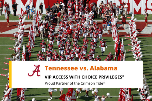 Photo of Tennessee vs. Alabama | October 18, 2025 (2 VIP passes+ hotel stay)