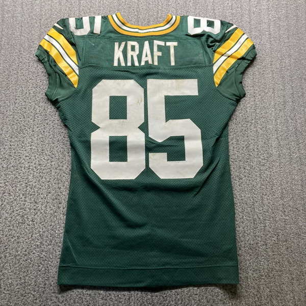 Sao Paulo Game - Packers Tucker Kraft Game Worn Jersey 9.6.24 Size 46 wi...