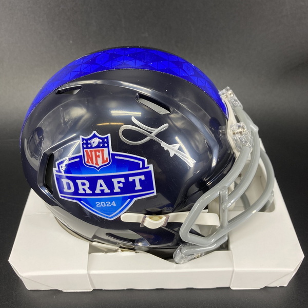 NFL - Colts Laiatu Latu Signed NFL Draft Mini Helmet