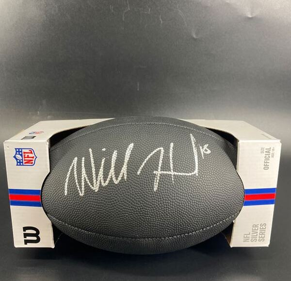 NFL - Steelers Will Howard Signed Black Composite Silver Series Football