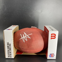 NFL - Texans Will Anderson signed authentic football - with Texans logo